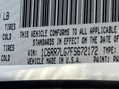 2015 RAM 1500 Big Horn