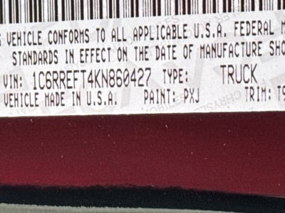 2019 RAM 1500 Big Horn/Lone Star