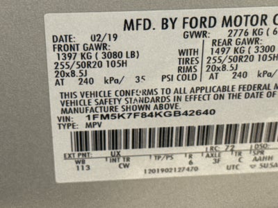 2019 Ford Explorer Limited