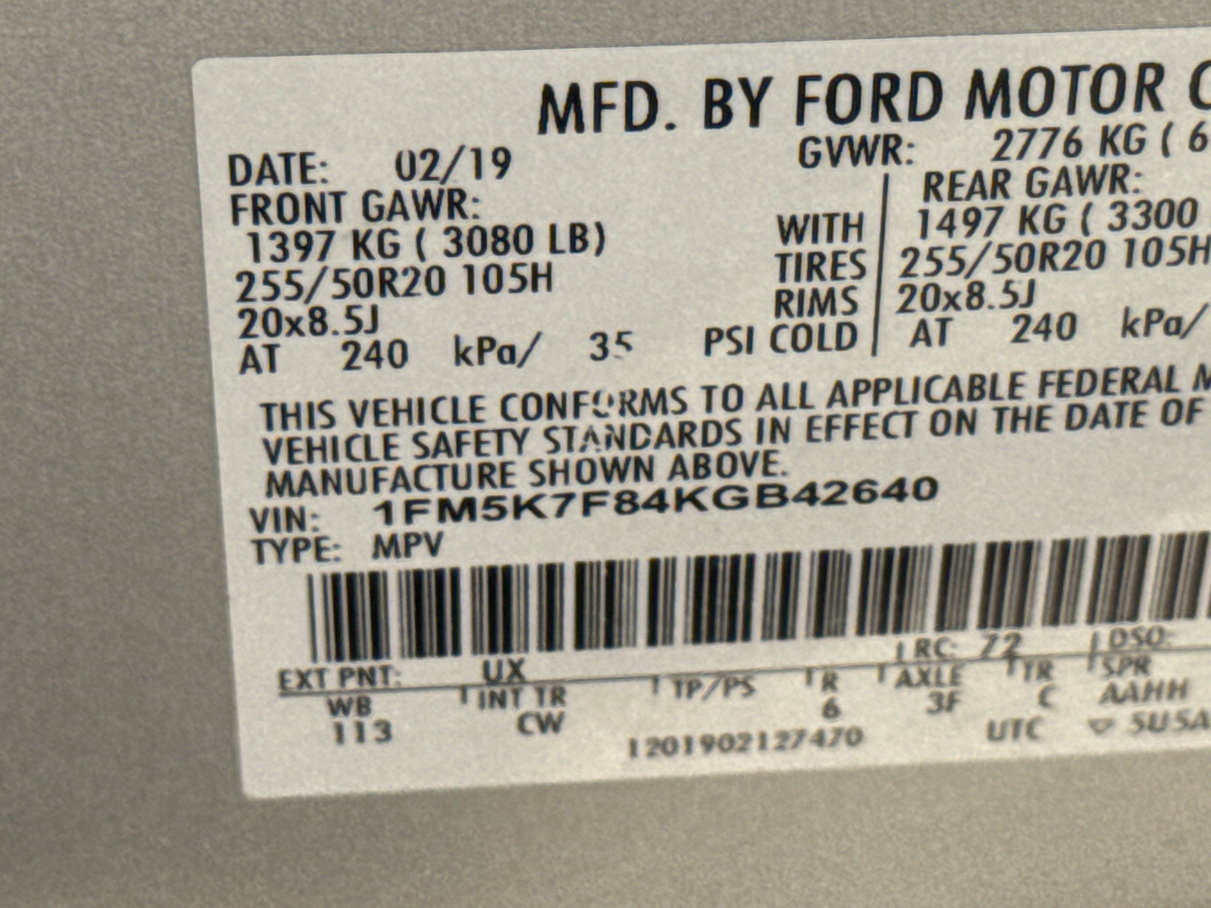 2019 Ford Explorer Limited