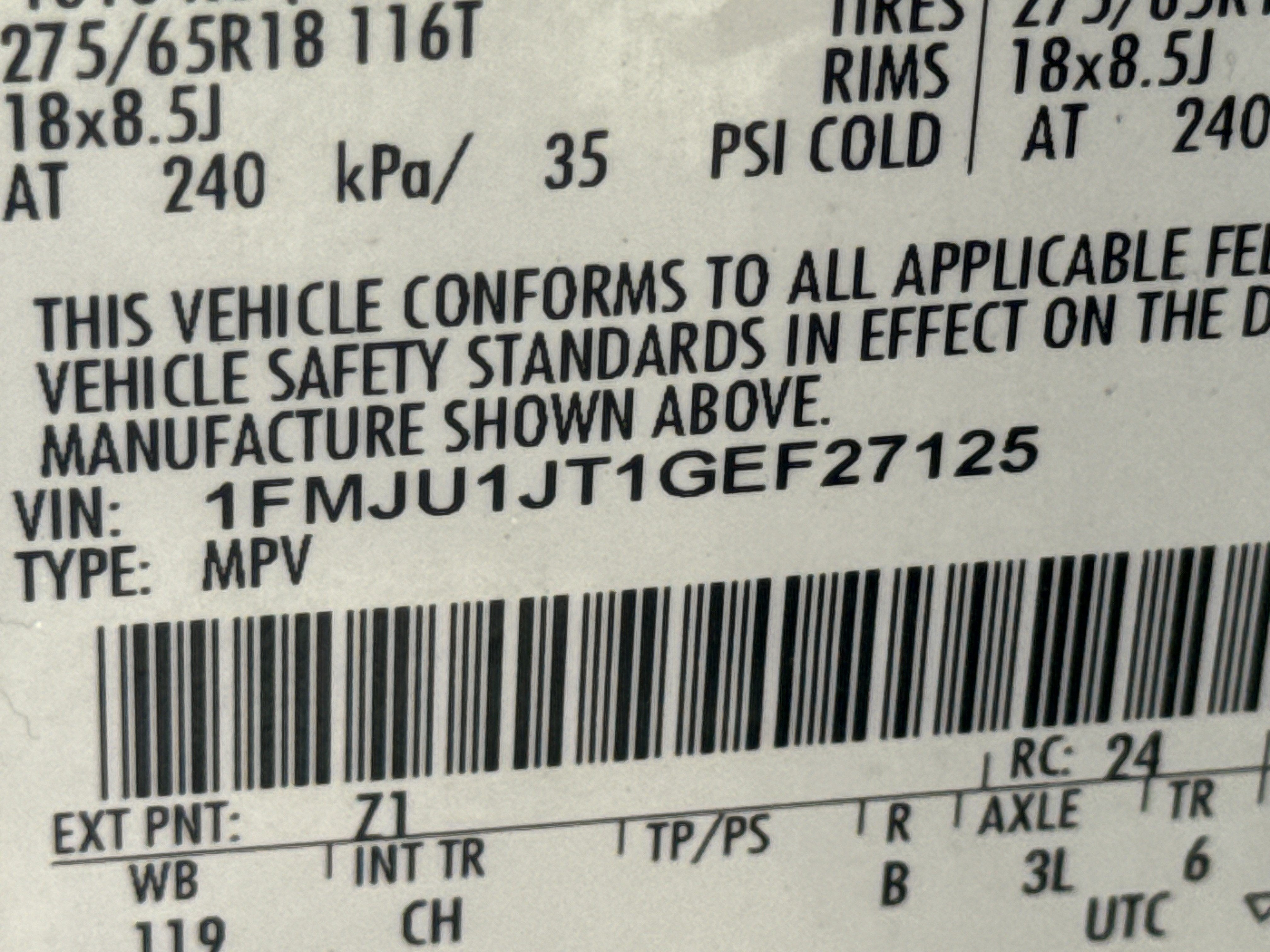 2016 Ford Expedition XLT