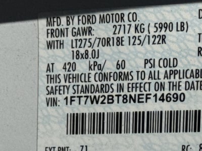 2022 Ford Super Duty F-250 SRW XLT