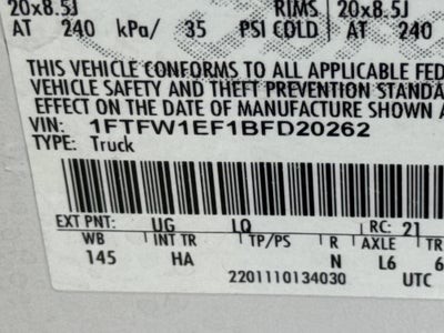 2011 Ford F-150 Lariat