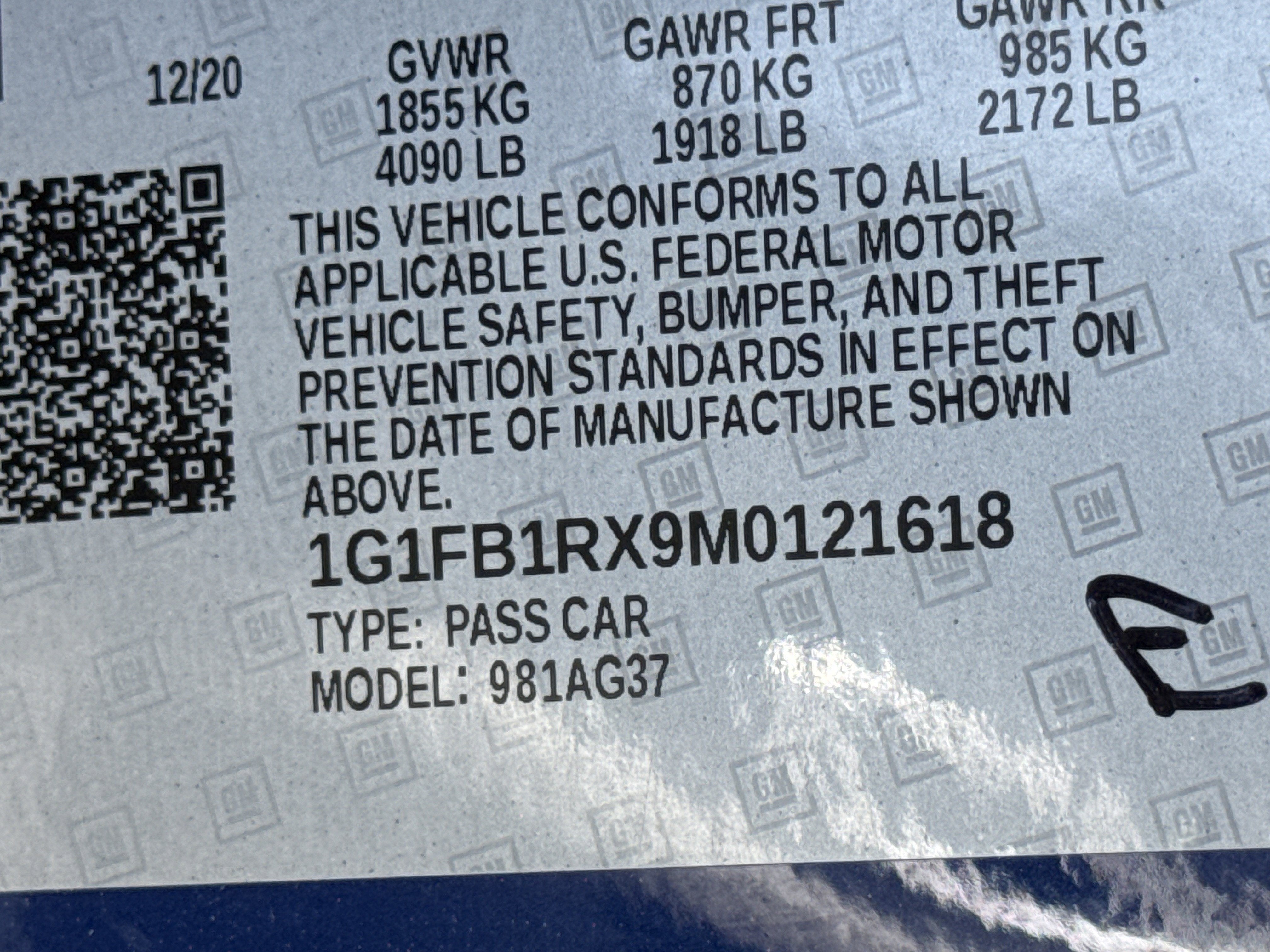 2021 Chevrolet Camaro 1LT