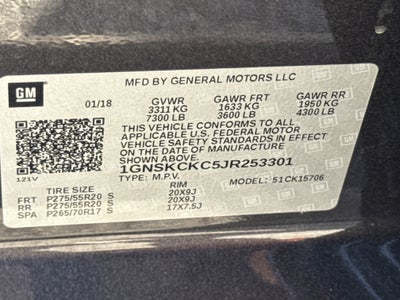 2018 Chevrolet Tahoe Premier