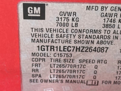 2017 GMC Sierra 1500 2WD Double Cab 143.5"