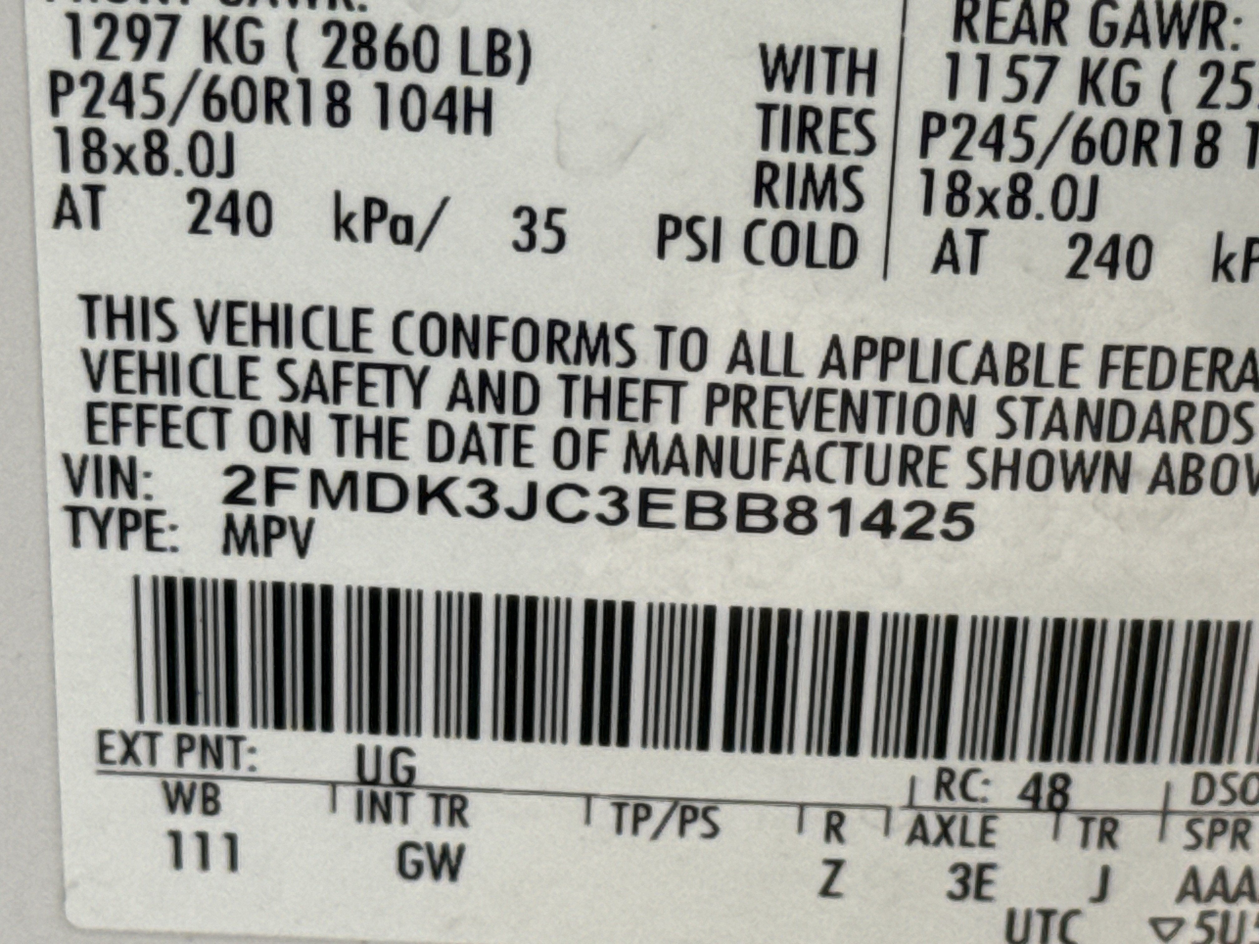 2014 Ford Edge SEL