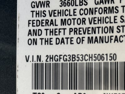 2012 Honda Civic Cpe LX