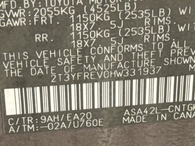 2017 Toyota RAV4 Limited