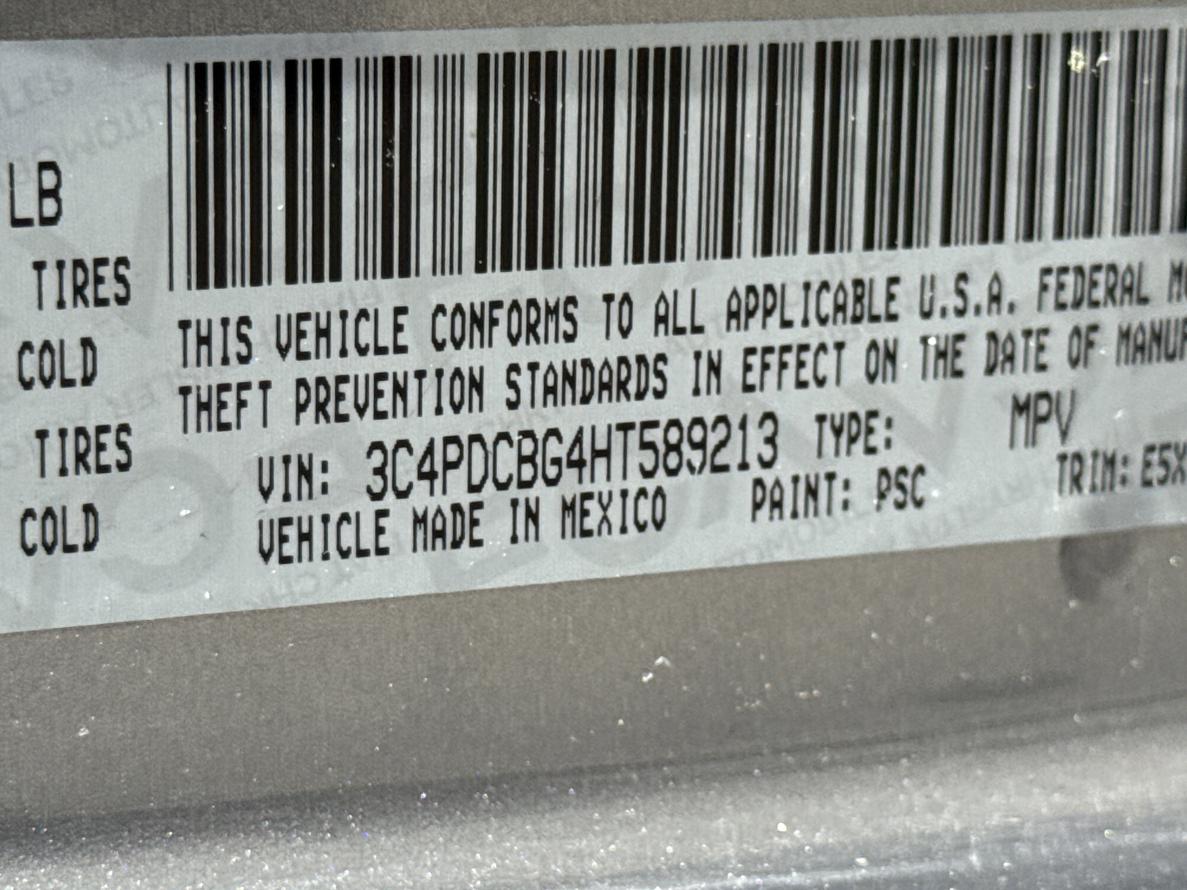 2017 Dodge Journey SXT