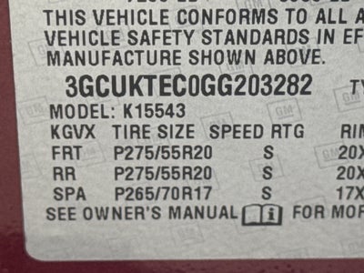 2016 Chevrolet Silverado 1500 High Country