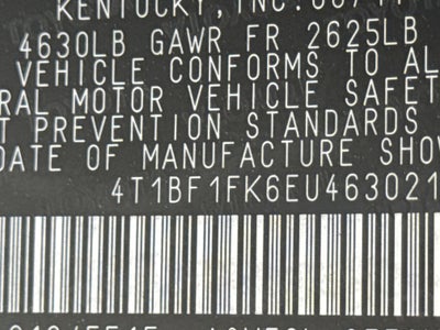 2014 Toyota Camry SE