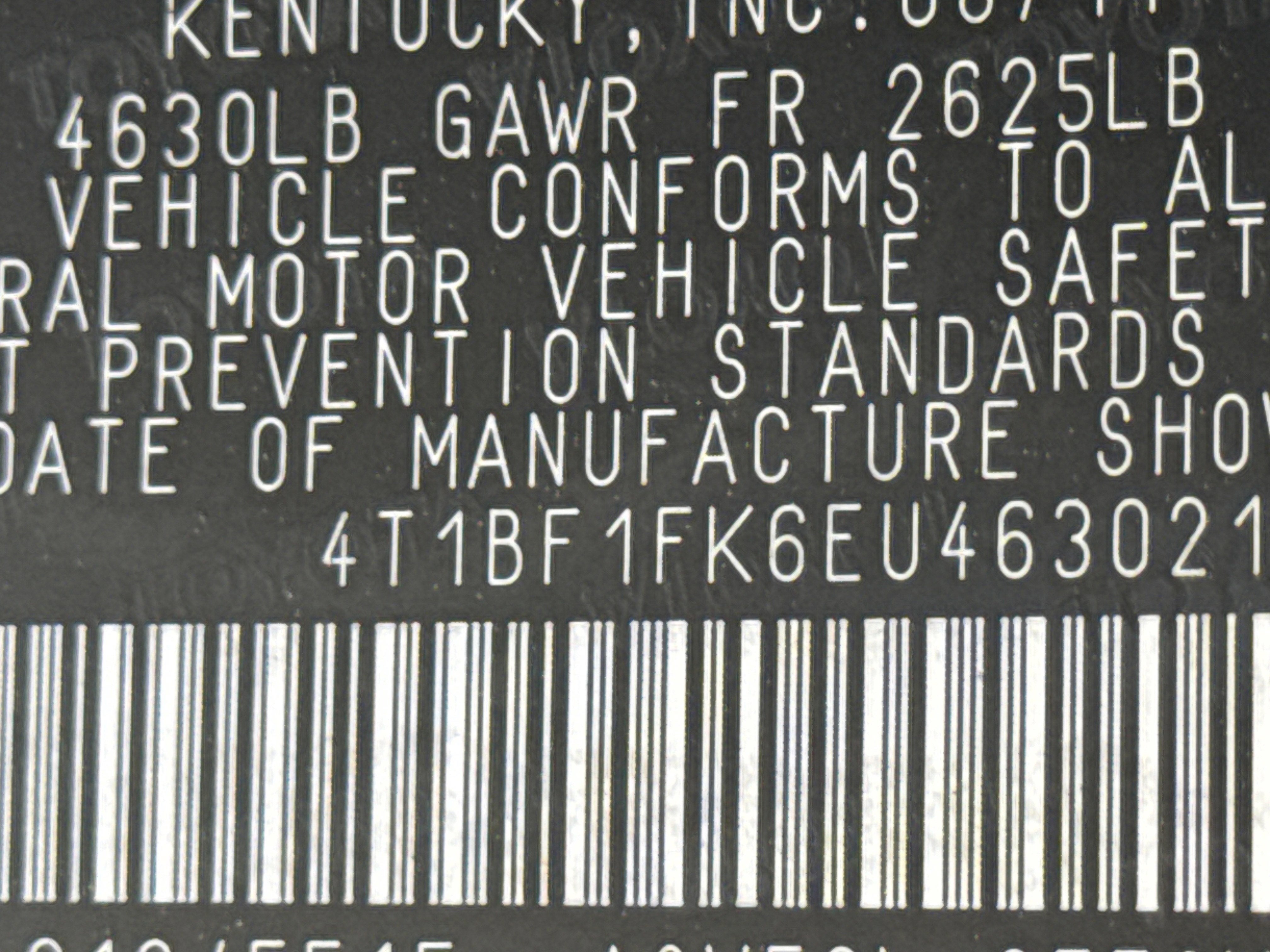 2014 Toyota Camry SE