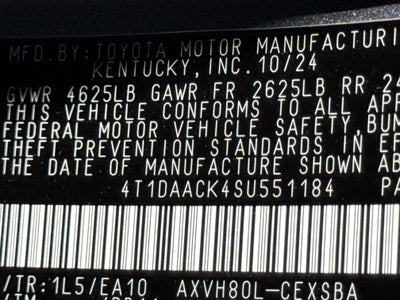 2025 Toyota Camry SE