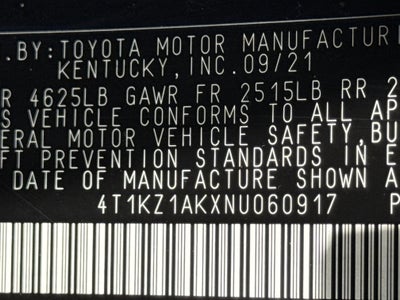 2022 Toyota Camry TRD V6