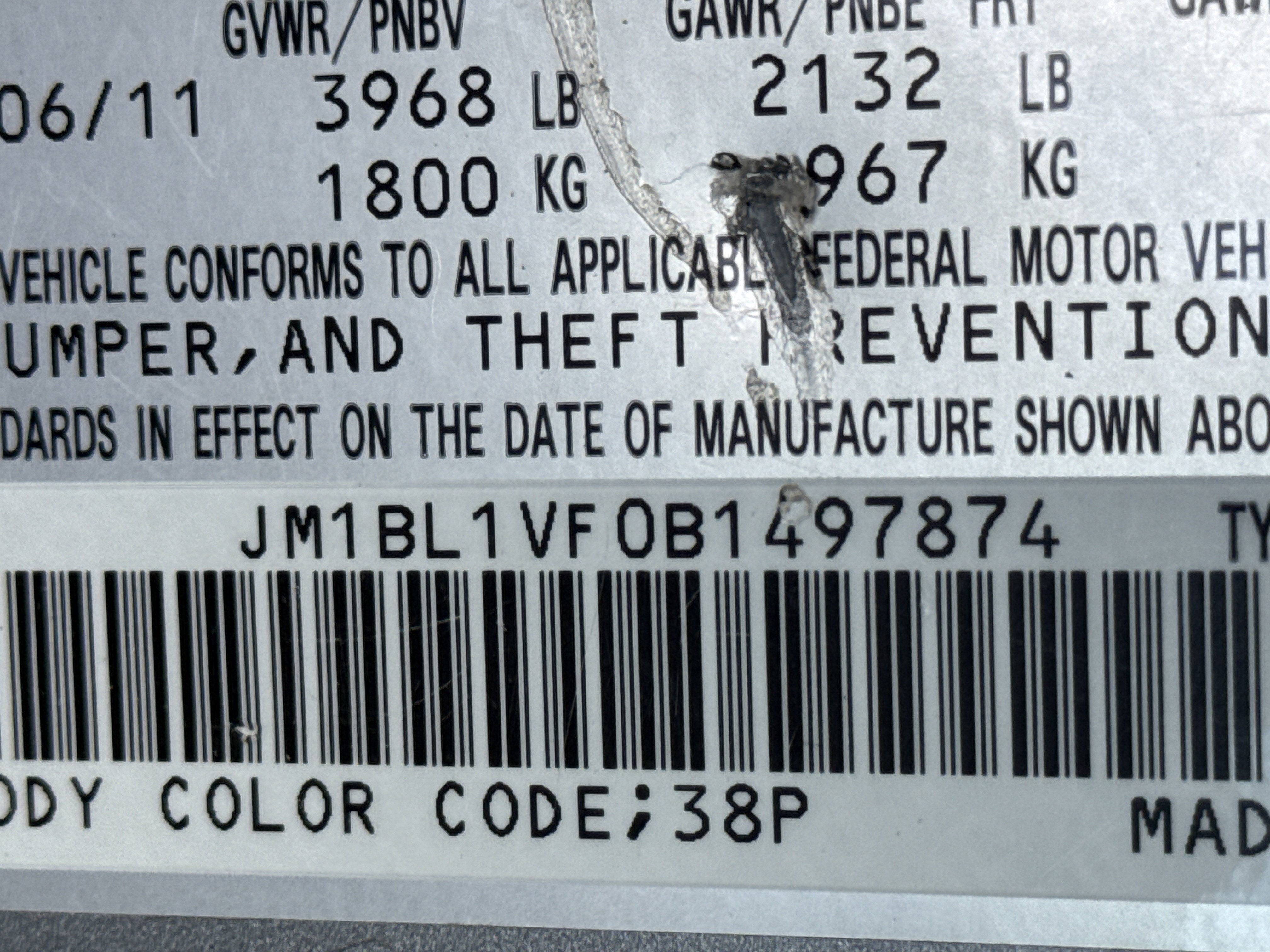 2011 Mazda Mazda3 i Touring