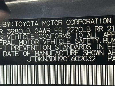 2012 Toyota Prius Two