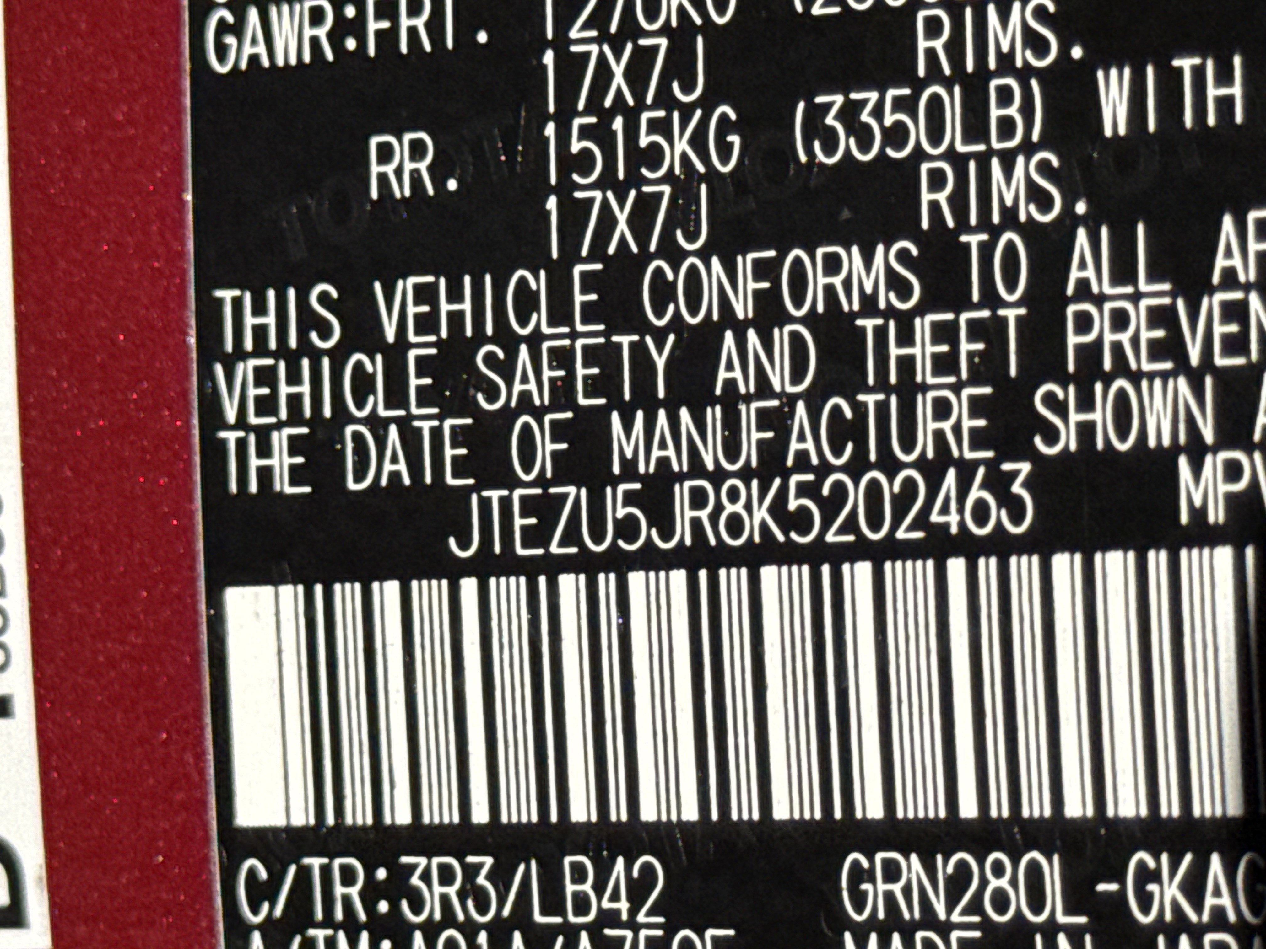 2019 Toyota 4Runner SR5 Premium