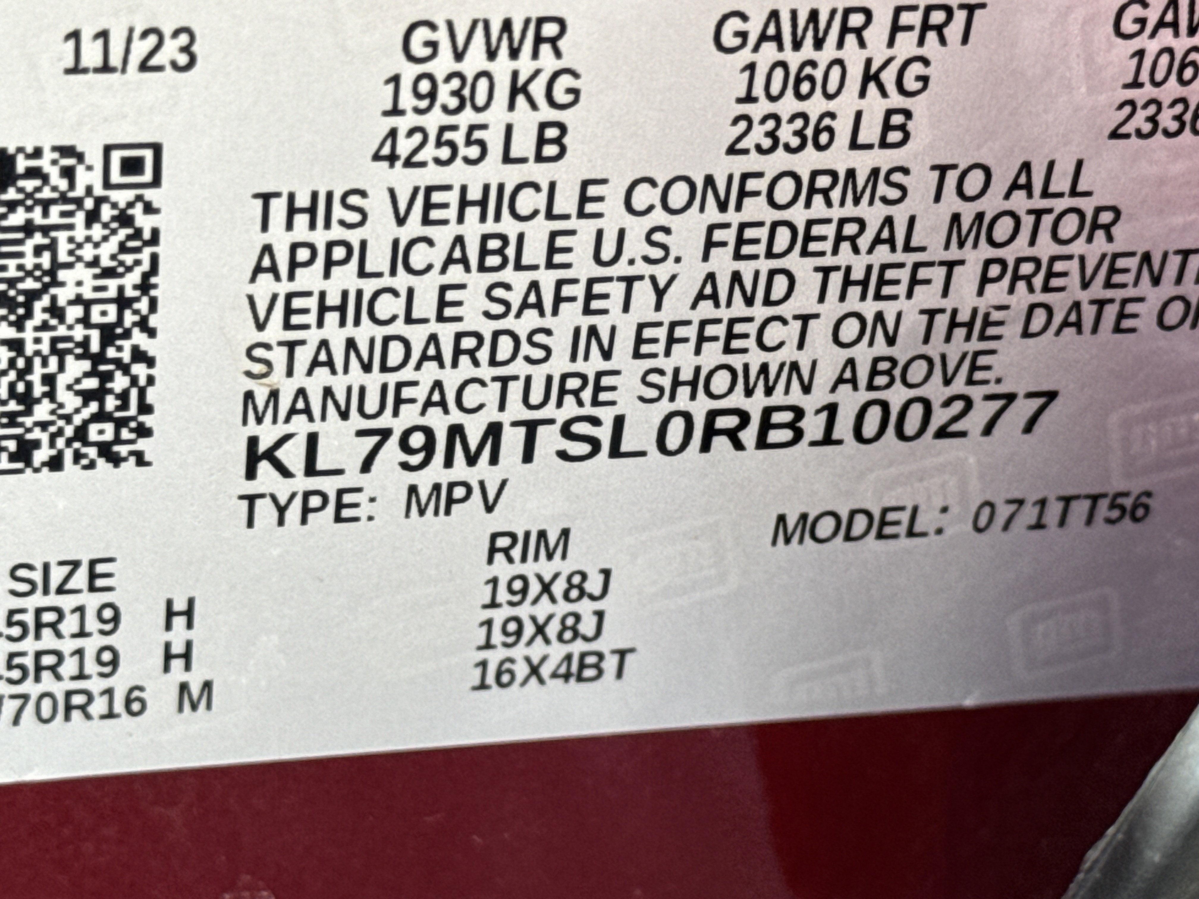 2024 Chevrolet Trailblazer RS