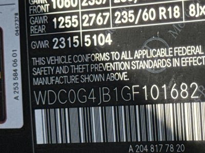 2016 Mercedes-Benz GLC GLC 300